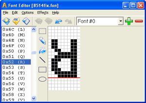 Sib Font Editor Screenshot